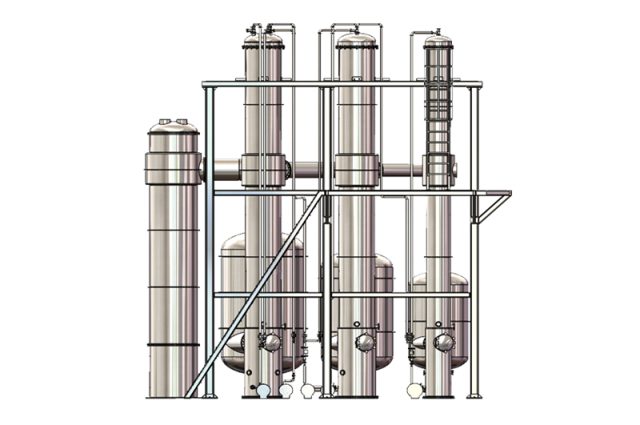 降膜式蒸發(fā)濃縮設(shè)備的結(jié)構(gòu)及性能